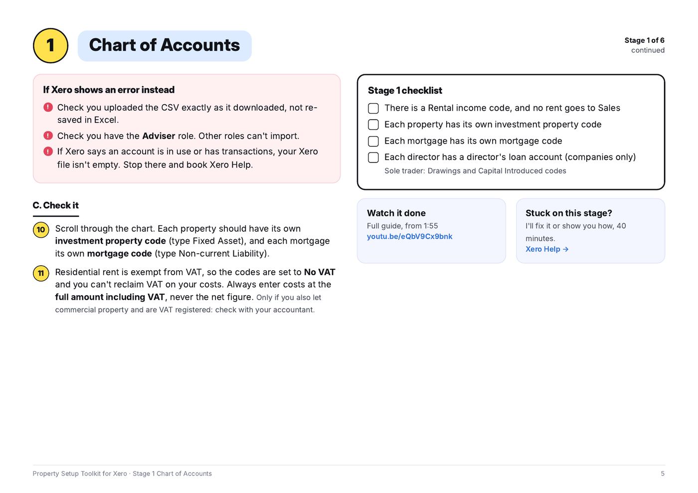 Stage 1, page 3: check it and fix errors