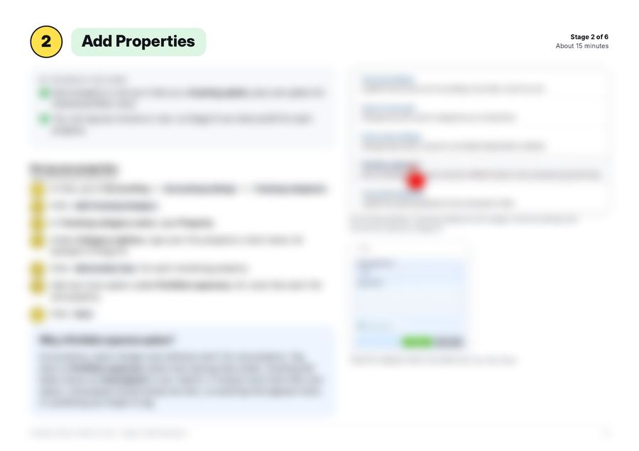 Stage 2: Add Properties (preview, blurred)